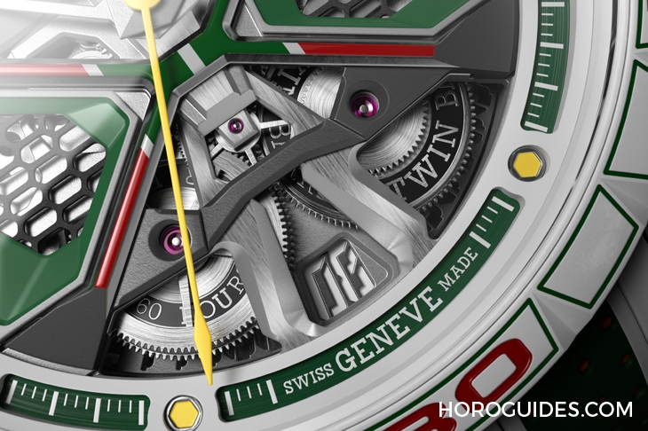 ROGER DUBUIS - EXCALIBUR - RDDBEX1006 - 傳神演繹Lamborghini第三代Huracán賽車!Roger Dubuis Excalibur Spider Huracán單擺輪腕錶