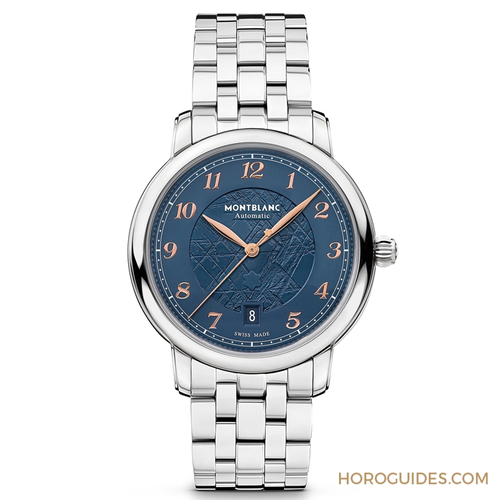 MONTBLANC - STAR - 129626 - 冰川紋藍面,暮色下的白朗峰頂印象|Montblanc明星傳承系列限量新作