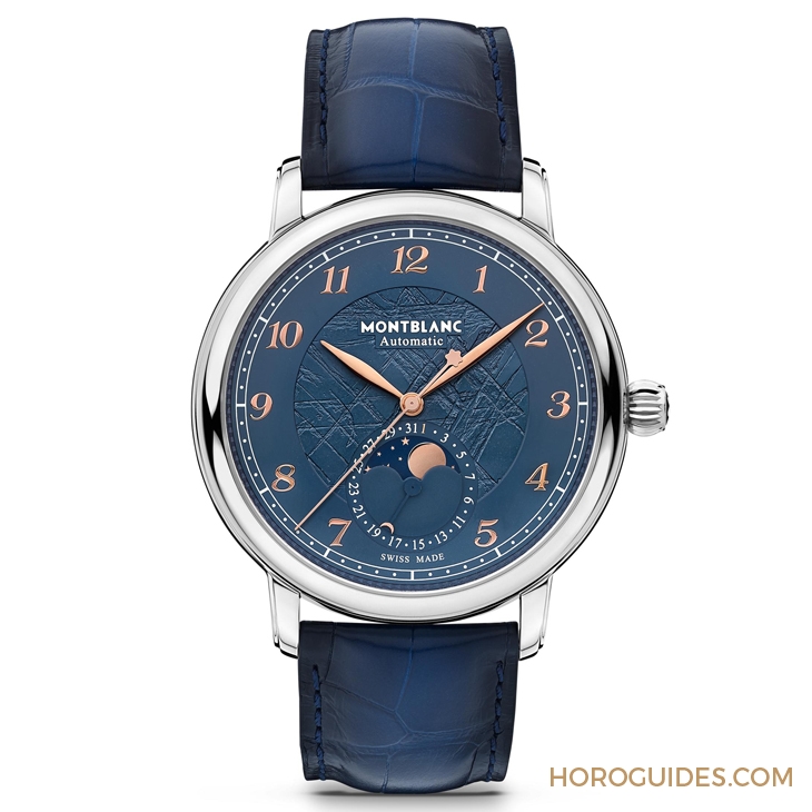 MONTBLANC - STAR - 129626 - 冰川紋藍面,暮色下的白朗峰頂印象|Montblanc明星傳承系列限量新作