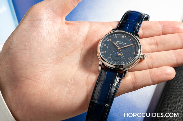 MONTBLANC - STAR - 129626 - 冰川紋藍面,暮色下的白朗峰頂印象|Montblanc明星傳承系列限量新作