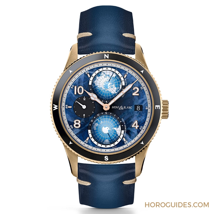 MONTBLANC - 1858 - 129415 - 零氧!耐用、精準、不起霧|Montblanc 1858系列Geosphere世界時區零氧限量腕錶的極限探險魂