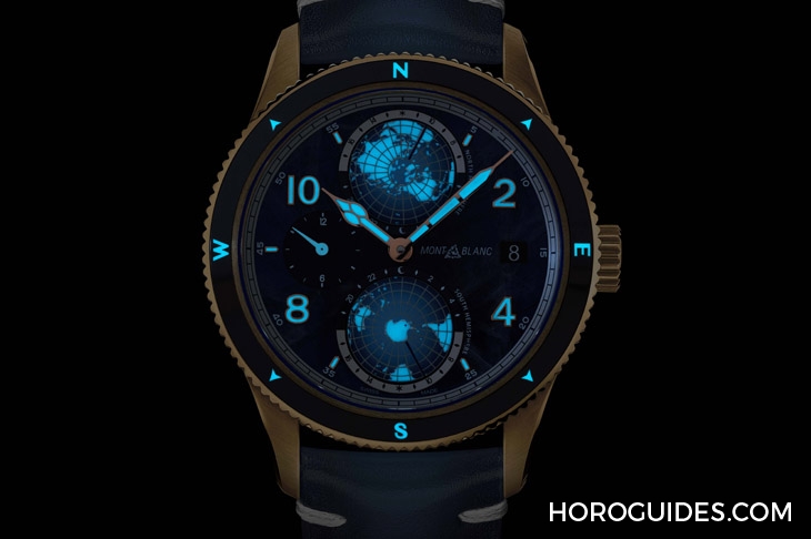 MONTBLANC - 1858 - 129415 - 零氧!耐用、精準、不起霧|Montblanc 1858系列Geosphere世界時區零氧限量腕錶的極限探險魂