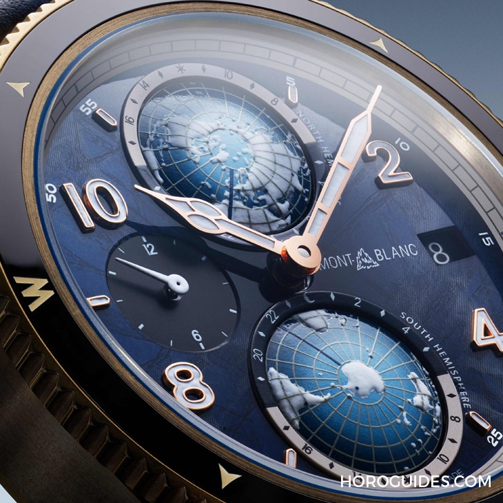 MONTBLANC - 1858 - 129415 - 零氧!耐用、精準、不起霧|Montblanc 1858系列Geosphere世界時區零氧限量腕錶的極限探險魂