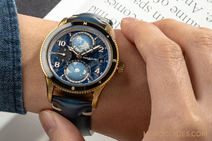 MONTBLANC - 1858 - 129415 - 零氧!耐用、精準、不起霧|Montblanc 1858系列Geosphere世界時區零氧限量腕錶的極限探險魂