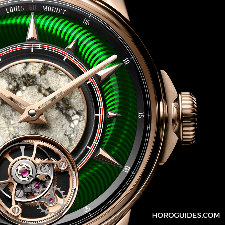 Louis Moinet - COSMIC ART - LM-135.50.V1 - 史上運用最多種隕石的腕錶現身SHH台北101頂級鐘錶概念店｜Louis Moinet拾集隕石碎片的浪漫而來