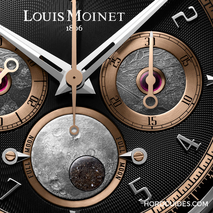 Louis Moinet - COSMIC ART - LM-135.50.V1 - 史上運用最多種隕石的腕錶現身SHH台北101頂級鐘錶概念店｜Louis Moinet拾集隕石碎片的浪漫而來