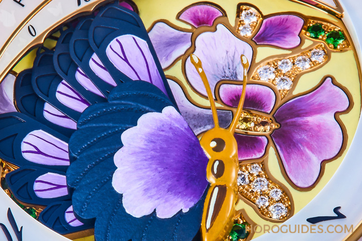 FABERGÉ - COMPLIQUÉE  - （Compliquée Butterfly Gardenia Platinum Jubilee Edition） - 蝶翼開展了，時間經過了｜Fabergé × SHH Compliquée Platinum Jubilee Edition腕錶