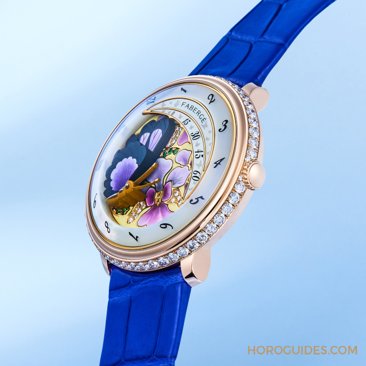 FABERGÉ - COMPLIQUÉE  - （Compliquée Butterfly Gardenia Platinum Jubilee Edition） - 蝶翼開展了，時間經過了｜Fabergé × SHH Compliquée Platinum Jubilee Edition腕錶