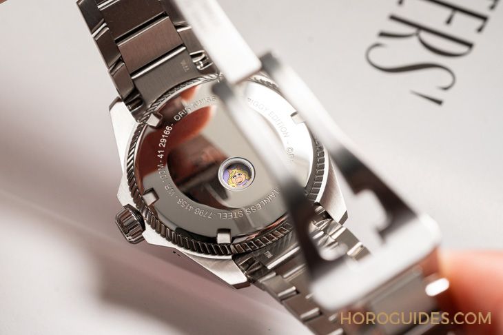 ORIS - PROPILOT - 01 531 7796 4158-07 8 17 05LC - 想追的來!華麗巨星Miss Piggy和你捉迷藏|Oris ProPilot X Miss Piggy特別版腕錶