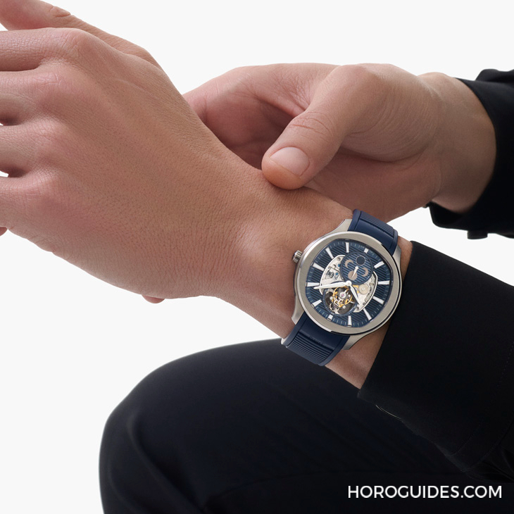 PIAGET - POLO - G0A49080 - 輕薄動感再升級,PIAGET Polo系列鈦金屬超薄鏤空飛行陀飛輪腕錶登場