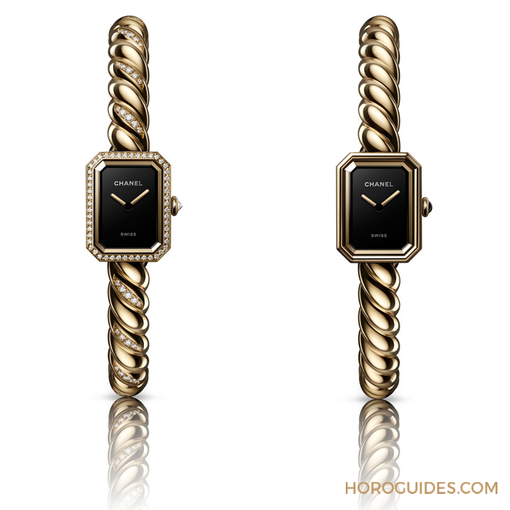 CHANEL - PREMIÈRE - （Première Galon鑲鑽腕錶） - 從CHANEL 2025年新作掌握正在崛起的鐘錶趨勢：具有指時功能的風格珠寶