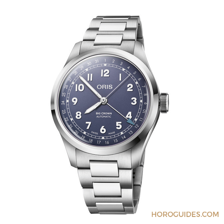 ORIS - BIG CROWN - 403 7799 4068-07 8 20 06 - 為問世近90年的經典之作注入活力色彩|Oris Big Crown指針式日曆錶2025新作