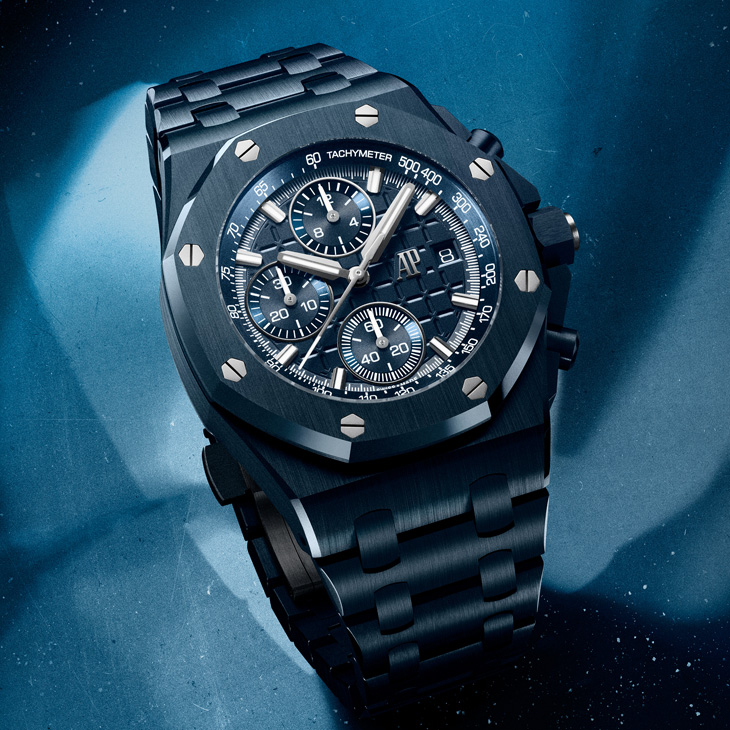 AUDEMARS PIGUET - ROYAL OAK - 26674SG.OO.1320SG.01 - 全新自動上鍊萬年曆機芯7138、「雲夜藍50」陶瓷新色，Audemars Piguet愛彼150年週年話題新作強勢連發