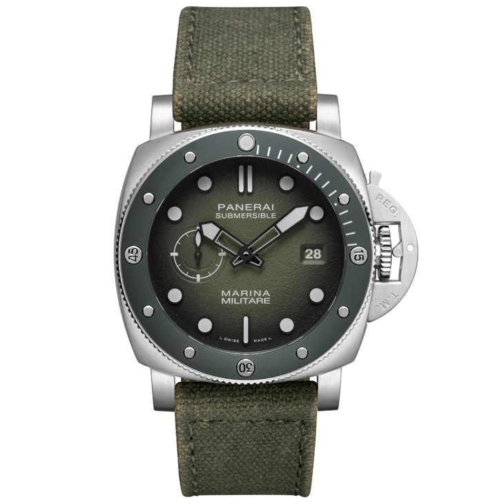 PANERAI - SUBMERSIBLE - PAM01697 - 軍事本色,與義大利海軍航空隊同行|PANERAI Submersible Marina Militare系列PAM01697、PAM01698