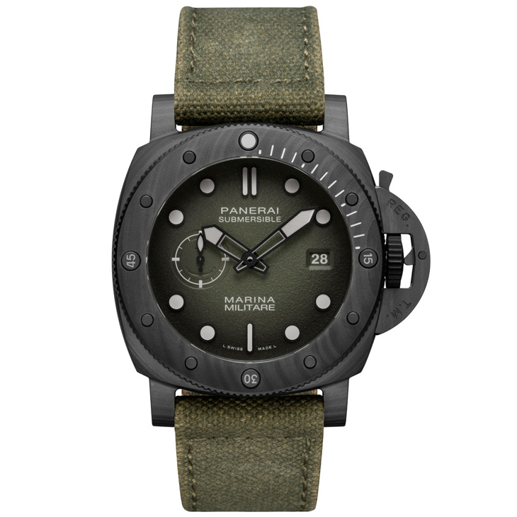 PANERAI - SUBMERSIBLE - PAM01697 - 軍事本色,與義大利海軍航空隊同行|PANERAI Submersible Marina Militare系列PAM01697、PAM01698