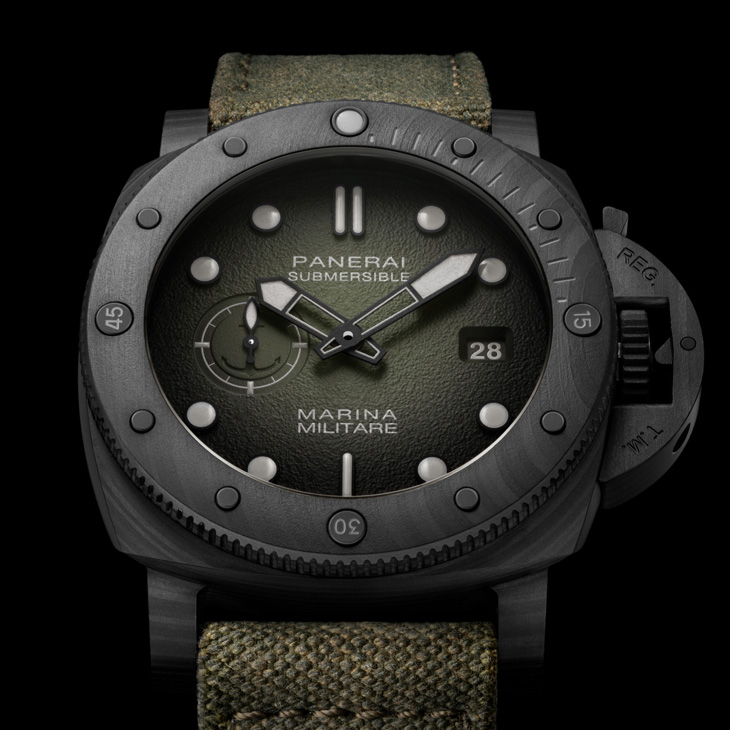 PANERAI - SUBMERSIBLE - PAM01697 - 軍事本色,與義大利海軍航空隊同行|PANERAI Submersible Marina Militare系列PAM01697、PAM01698