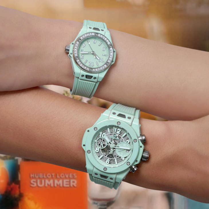HUBLOT - BIG BANG - 441.GS.5221.RX - Hublot打造夏日最潮涼感腕錶｜Big Bang薄荷綠陶瓷系列腕錶