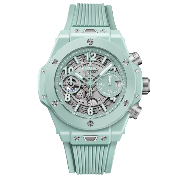 HUBLOT - BIG BANG - 441.GS.5221.RX - Hublot打造夏日最潮涼感腕錶｜Big Bang薄荷綠陶瓷系列腕錶