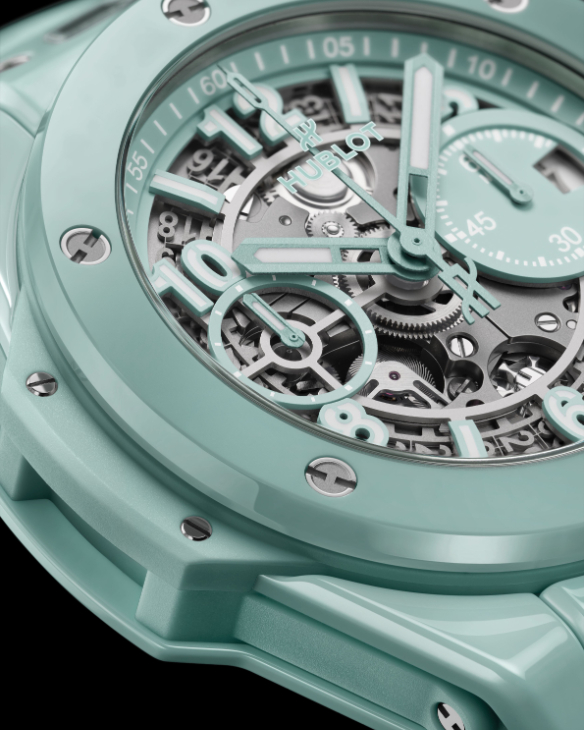 HUBLOT - BIG BANG - 441.GS.5221.RX - Hublot打造夏日最潮涼感腕錶｜Big Bang薄荷綠陶瓷系列腕錶