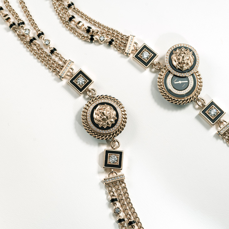 CHANEL - 高級鐘錶 - (Diamonds Astroclock座鐘) - 以獅形雕塑守護時間|CHANEL The Lion of Mademoiselle系列時計