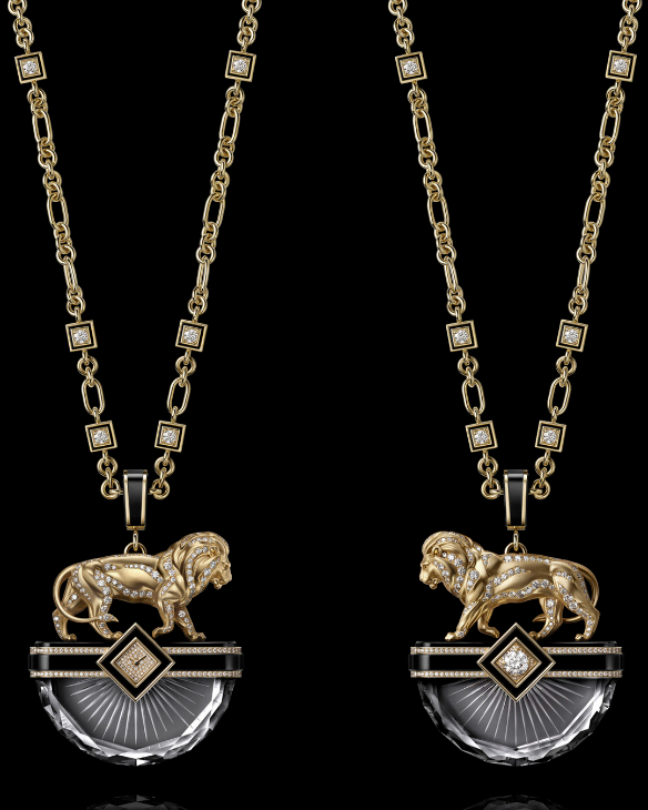 CHANEL - 高級鐘錶 - (Diamonds Astroclock座鐘) - 以獅形雕塑守護時間|CHANEL The Lion of Mademoiselle系列時計