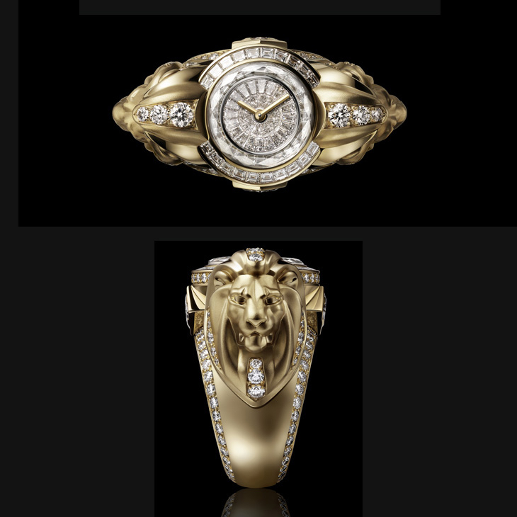 CHANEL - 高級鐘錶 - (Diamonds Astroclock座鐘) - 以獅形雕塑守護時間|CHANEL The Lion of Mademoiselle系列時計