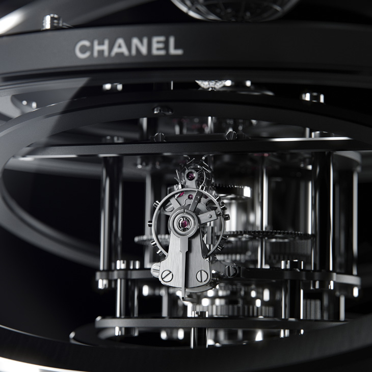 CHANEL - 高級鐘錶 - (Diamonds Astroclock座鐘) - 以獅形雕塑守護時間|CHANEL The Lion of Mademoiselle系列時計