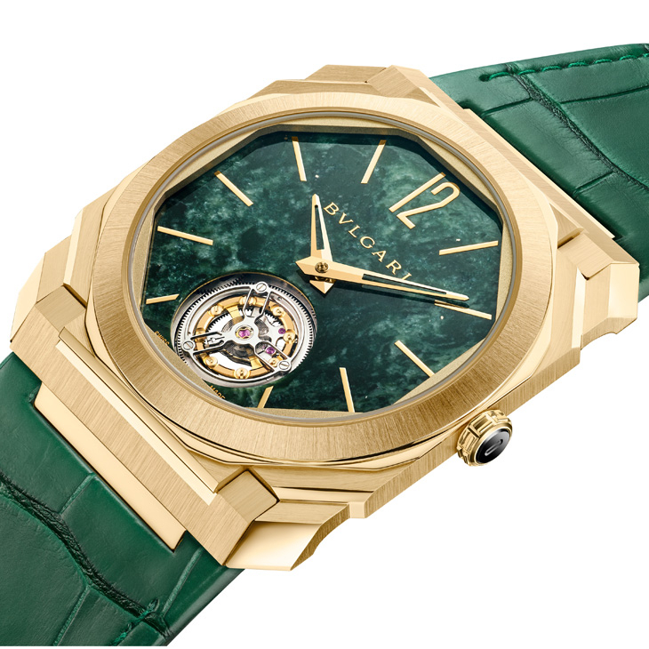 BVLGARI - OCTO - 104257 - 羅馬的靈魂,大理石的美|BVLGARI Octo Finissimo大理石超薄陀飛輪腕錶