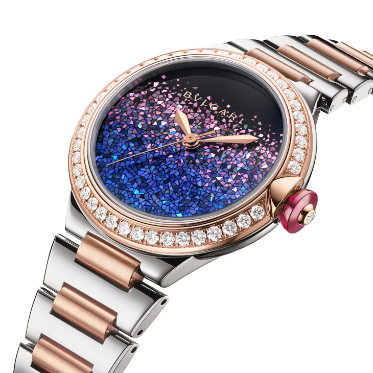 BVLGARI - LVCEA - 104243 - 以日本螺鈿漆藝構築光之馬賽克|BVLGARI Lvcea Notte Di Luce限量腕錶