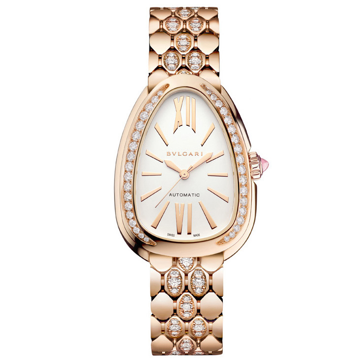 BVLGARI - 高級珠寶腕錶 - 104328 - 機械與工藝並重，BVLGARI以金燦姿態定義高級女錶之巔