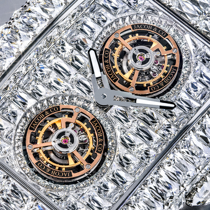 JACOB & CO. - HIGH JEWELRY MASTERPIECES - BL140.30.BD.AC.A - 火光進化，全球首見Angel Cut專利鑽石車工｜Jacob & Co. Billionaire雙飛行陀飛輪腕錶