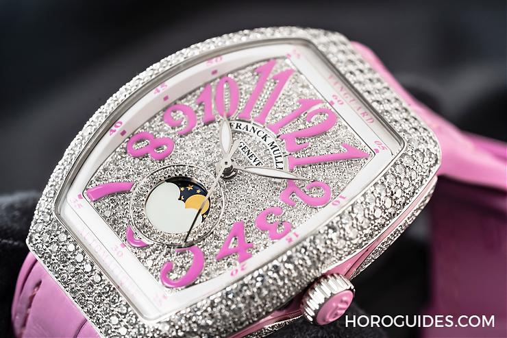 FRANCK MULLER - VANGUARD - V 32 SC AT FO L DIR D CD AC - 不許妳只是一般般|Franck Muller Vanguard Lady Moonphase的剛柔並濟