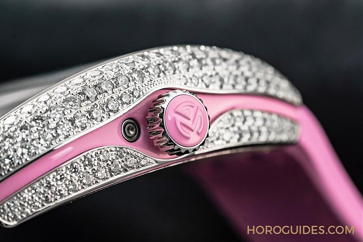 FRANCK MULLER - VANGUARD - V 32 SC AT FO L DIR D CD AC - 不許妳只是一般般|Franck Muller Vanguard Lady Moonphase的剛柔並濟