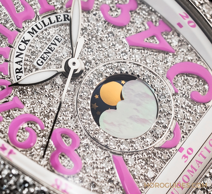 FRANCK MULLER - VANGUARD - V 32 SC AT FO L DIR D CD AC - 不許妳只是一般般|Franck Muller Vanguard Lady Moonphase的剛柔並濟