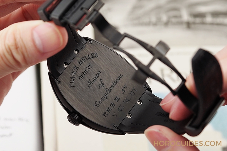 FRANCK MULLER - VANGUARD - V 45 SC DT - 硬派玩家才懂的全黑魅力｜FRANCK MULLER Vanguard大三針日曆錶