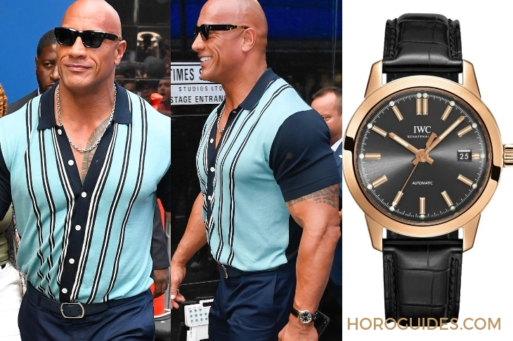 PANERAI - 【名人錶盒】巨石強森戴IWC出席Netflix《紅色通緝令Red Notice》首映