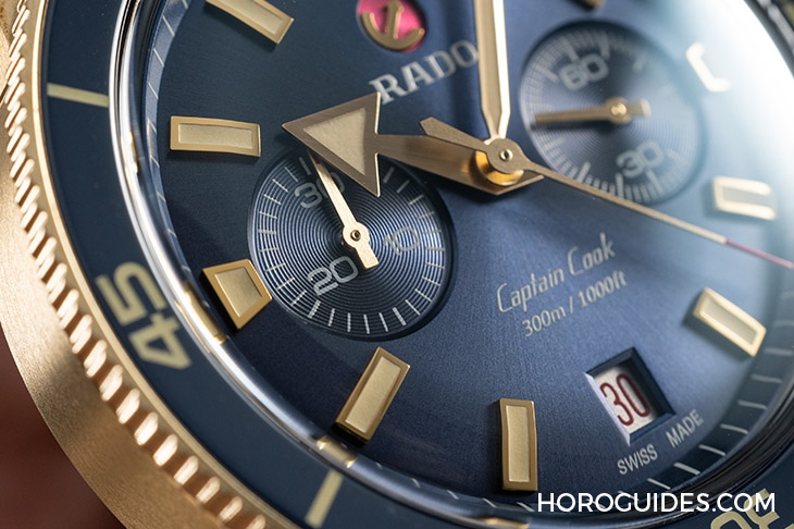 RADO - CAPTAIN COOK - R32146208 - 陶瓷圈計時潛水錶最新選擇|RADO雷達表庫克船長計時碼錶【名錶上手】