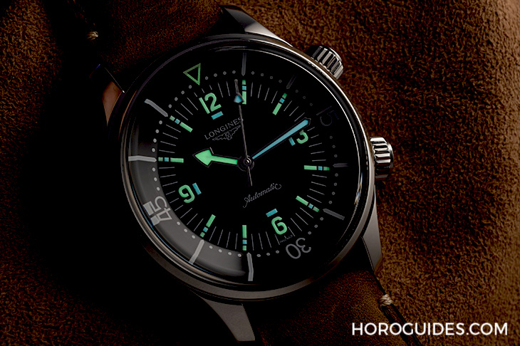 LONGINES - HERITAGE - L3.764.4.90.6 - 獻給OG錶迷的浪漫：浪琴表LONGINES Legend Diver潛水錶39毫米