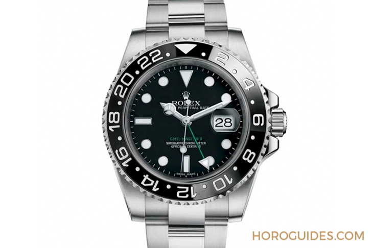 ROLEX - GMT-MASTER II - 126710GRNR-0004 - 勞力士不鏽鋼灰黑雙色陶瓷圈126710GRNR：GMT-Master II也有想要低調的時候