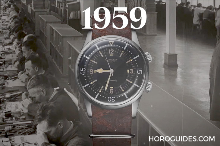 LONGINES - HERITAGE - L3.764.4.06.6 - 是時候給傳統潛水錶更多顏色瞧瞧!浪琴表LONGINES Legend Diver三款新色