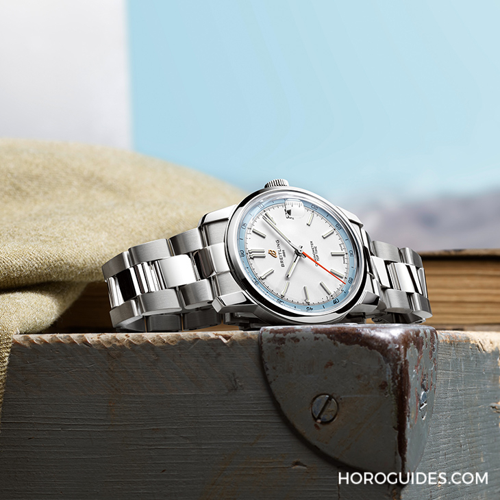 BREITLING - TOP TIME - AB3113281A1X1 - 與Top Time一起追尋自由：BREITLING百年靈B31全新三針腕錶與自製機芯