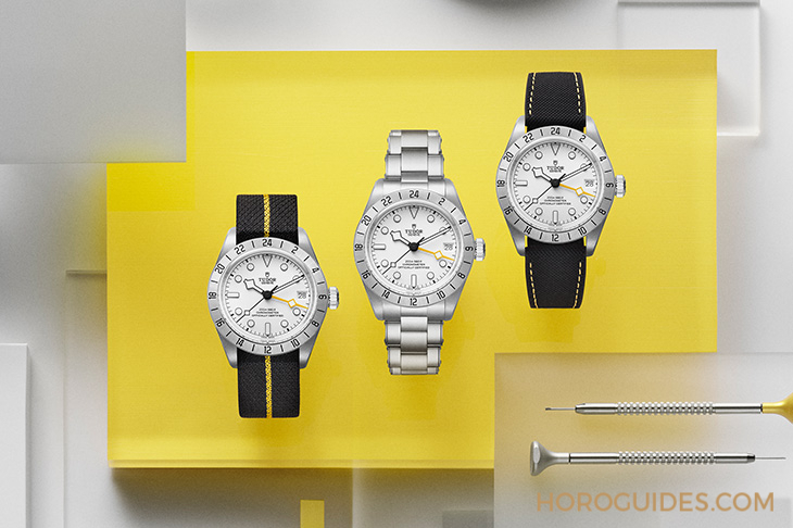 TUDOR - BLACK BAY - M79470-0004 - 平民版勞力士Explorer II白面款！TUDOR帝舵表Black Bay Pro推出蛋白色錶面