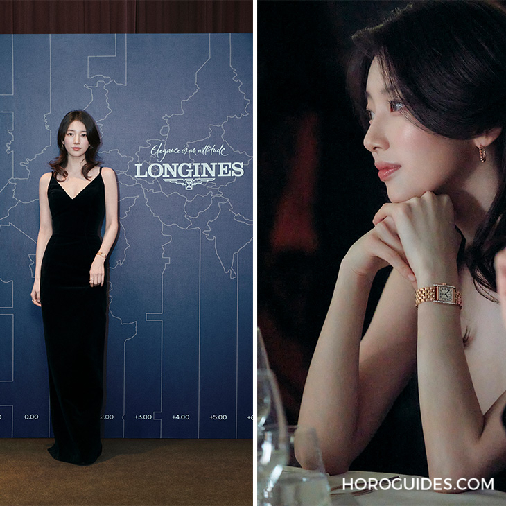 LONGINES - DOLCEVITA - L5.200.5.71.7 - 秀智Suzy與她的LONGINES浪琴表，比時光更閃耀的優雅瞬間