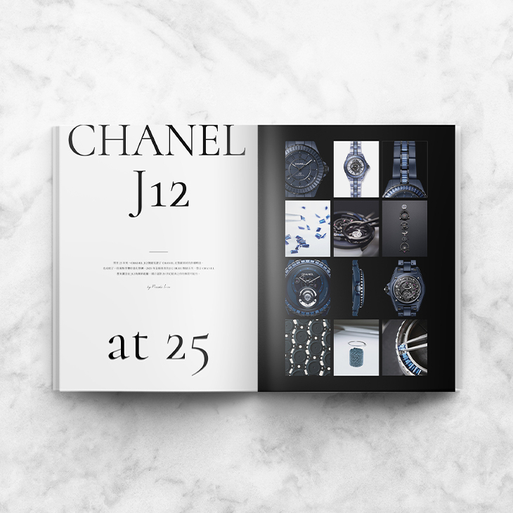 CHANEL - J12 - H9632 - 新世代，以自由與熱情改寫收藏文化：HOROGUIDES雜誌 Vol.8《THE BLUE ISSUE》