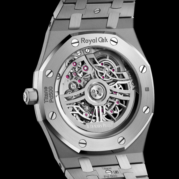 AUDEMARS PIGUET - ROYAL OAK - 15467BA.OO.1256BA.01 - AP愛彼的同色系機械美學:Royal Oak皇家橡樹熱門鏤空款式新作登場