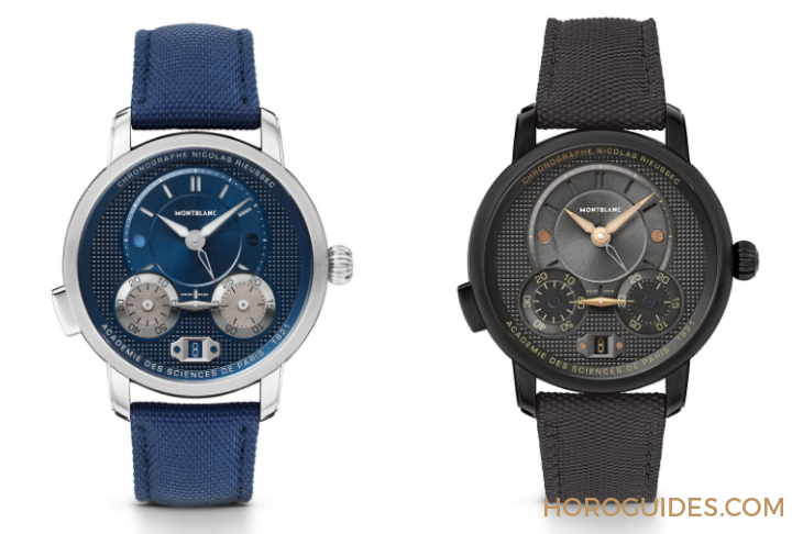 MONTBLANC - STAR - 130985 - 鋼藍、全黑與巴黎釘紋的全新活力|MONTBLANC Star Legacy Nicolas Rieussec計時碼錶