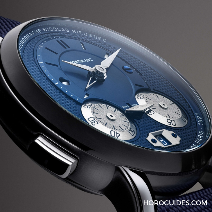 MONTBLANC - STAR - 130985 - 鋼藍、全黑與巴黎釘紋的全新活力|MONTBLANC Star Legacy Nicolas Rieussec計時碼錶