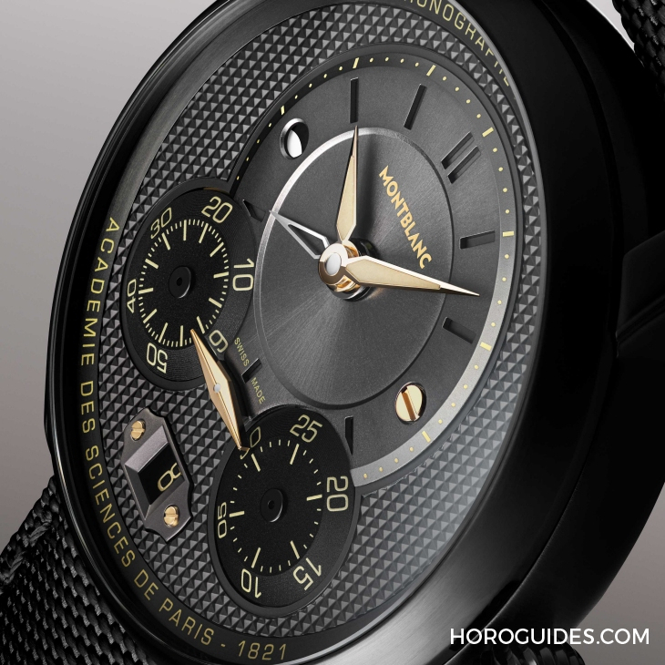 MONTBLANC - STAR - 130985 - 鋼藍、全黑與巴黎釘紋的全新活力|MONTBLANC Star Legacy Nicolas Rieussec計時碼錶