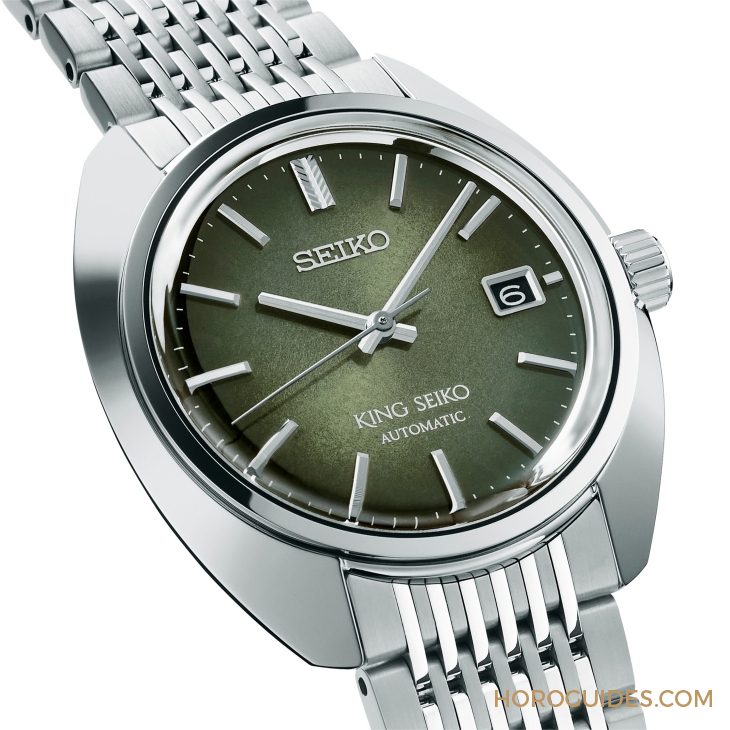 SEIKO - KING SEIKO - SJE109 - King Seiko全新1969年復古設計，江戶紫以及限量龍鱗面盤登場