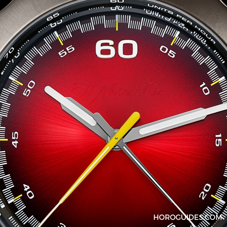 H. MOSER & CIE - STREAMLINER - 6907-1201 - 紅黃雙傑，競速新章｜H. MOSER & CIE.推出Streamliner自動飛返計時碼錶Alpine限量版